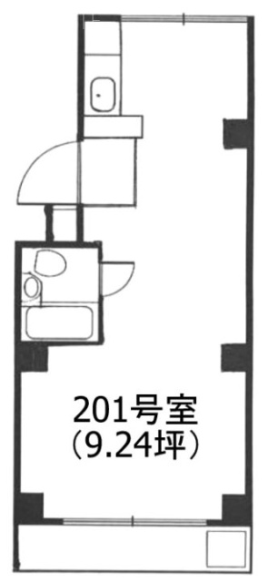 イイオハイツ201 間取り図