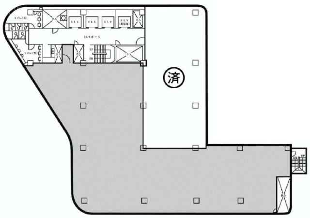 新槇町ビル10F 間取り図