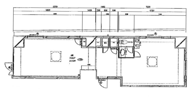 ユリカロゼ西新井駅前1F 間取り図