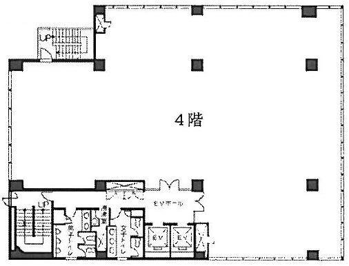 アズ品川ビル4F 間取り図