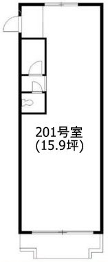 光雲閣201 間取り図