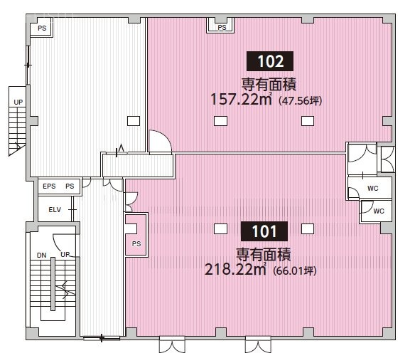 ミクリスシティ101 間取り図