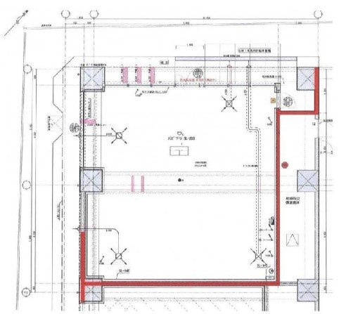 アトラス築地ビル1F 間取り図