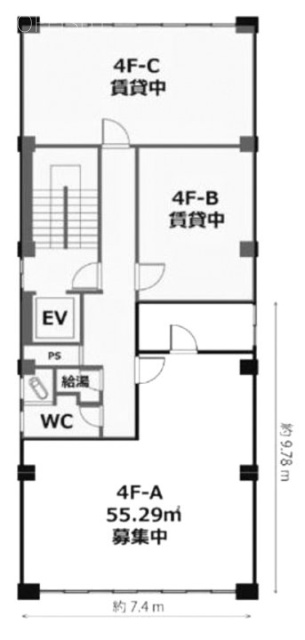 アイバビルA 間取り図