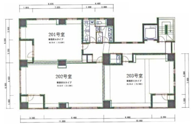 GREEN PARK淡路町203 間取り図