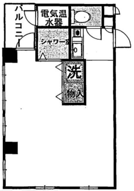 関内蓬莱ビル602 間取り図