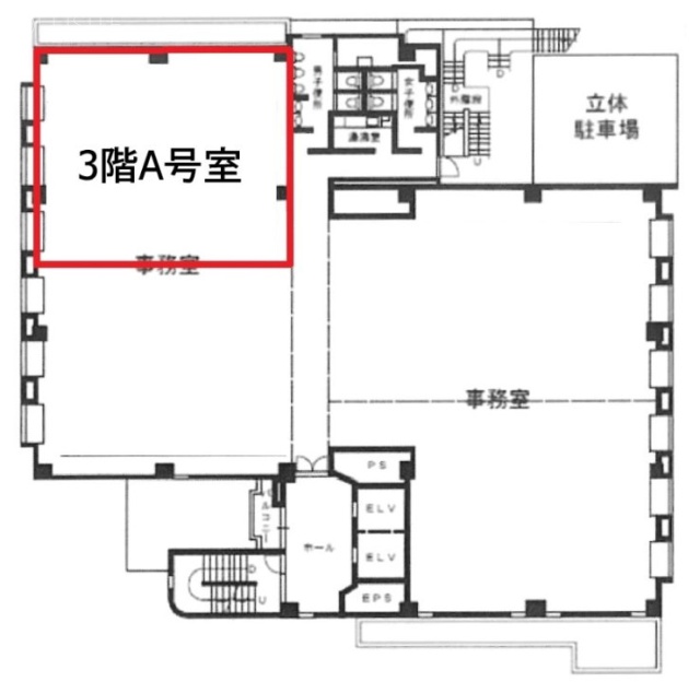 セントラル荒川ビルA 間取り図