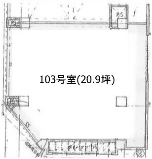 北綾瀬パークスクエア103 間取り図