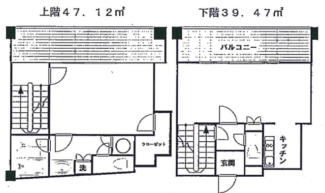 西新宿KFビル701 間取り図