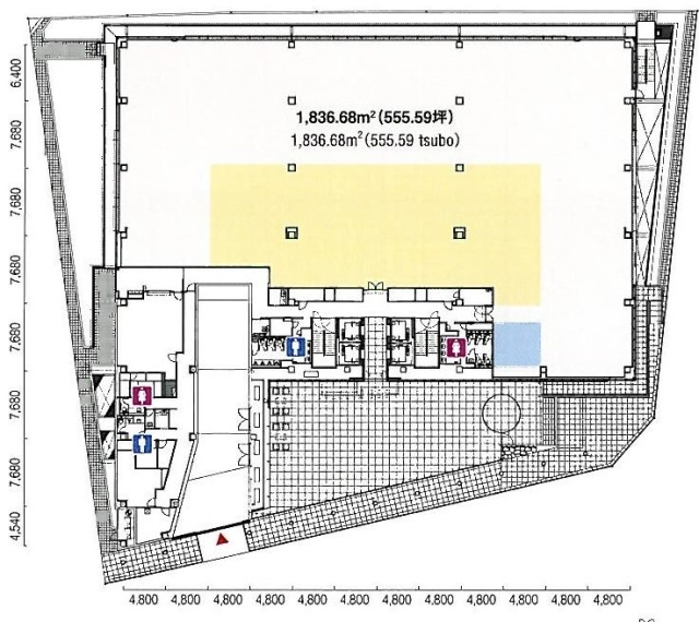 Daiwa麻布テラス1F 間取り図