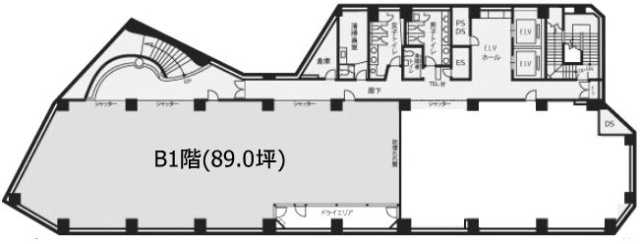 東京建物町田ビルB1F 間取り図