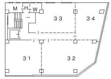 井門銀座一丁目ビル33 間取り図