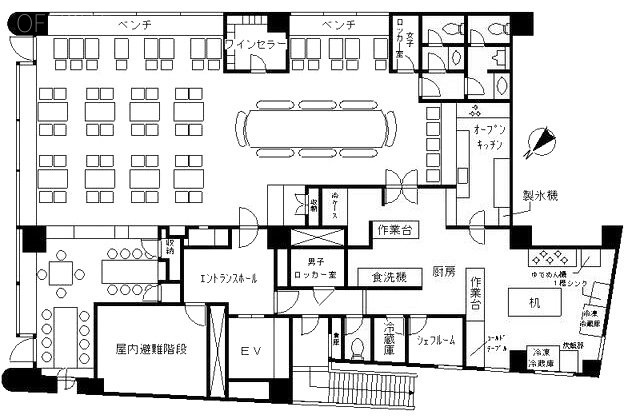 赤坂三河家ビル2F 間取り図
