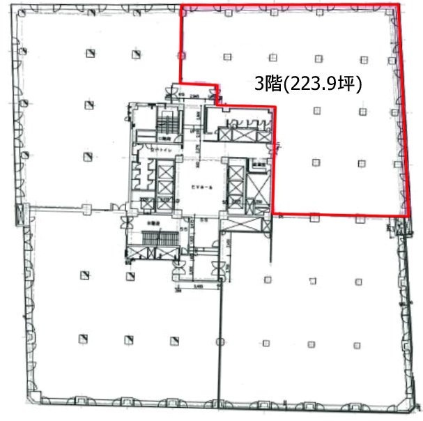 野村不動産日本橋本町ビル3F 間取り図