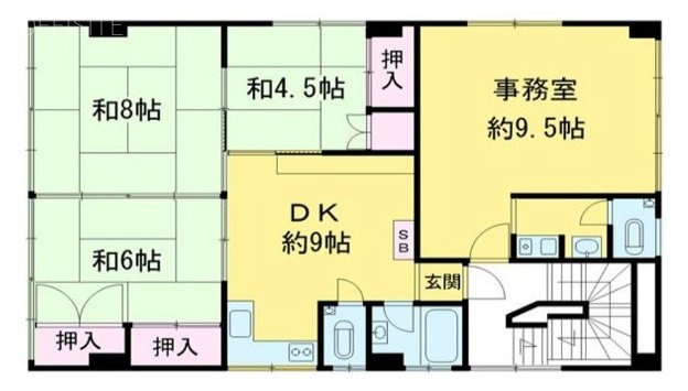 笹岡ビル4F 間取り図