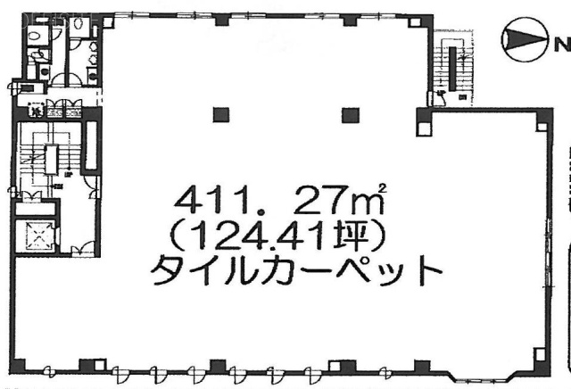 宗像第2ビル2F 間取り図