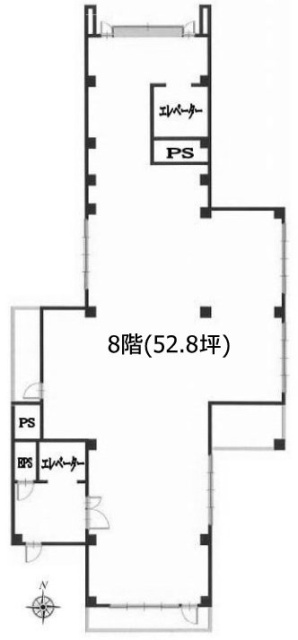 山田ビル8F 間取り図