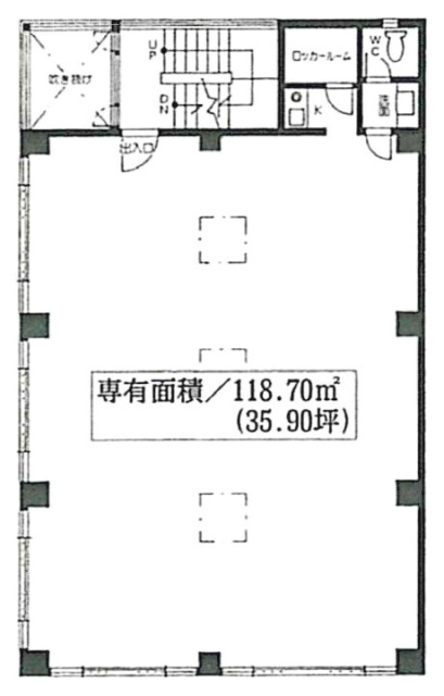 イシイビル2F 間取り図