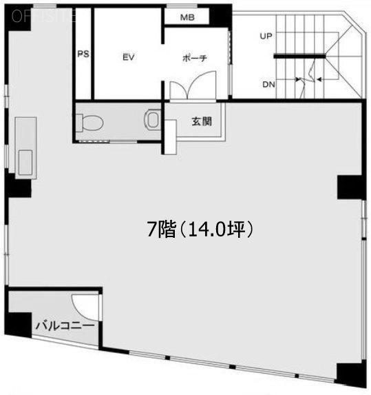 武田ビル7F 間取り図