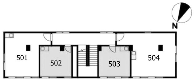 フジミビル501 間取り図