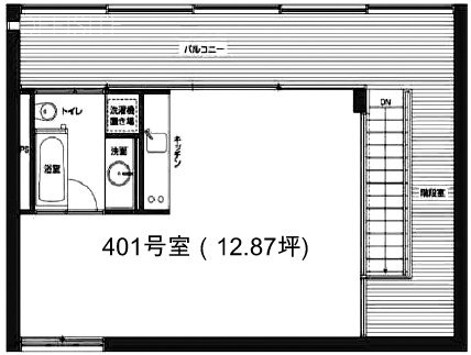 OPERA南青山ビル401 間取り図