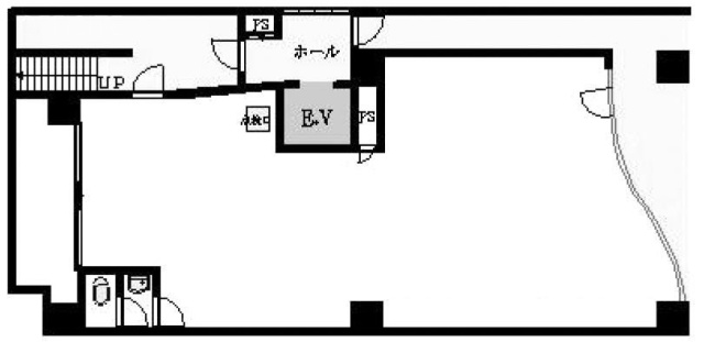 東浅川ビル1F 間取り図