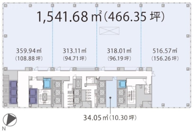 Hareza Tower分割② 間取り図