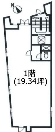 フォートレス渋谷(ショウワビル)1F 間取り図