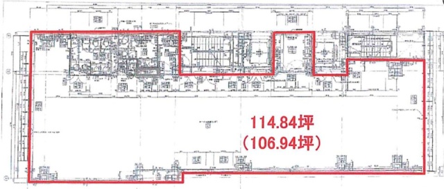 近鉄京橋スクエア9F 間取り図