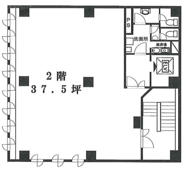 エーエスビル2F 間取り図