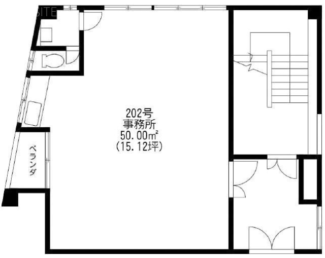 サンライトビル202 間取り図