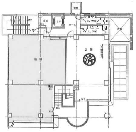 ニューパレス新館ビル2F 間取り図