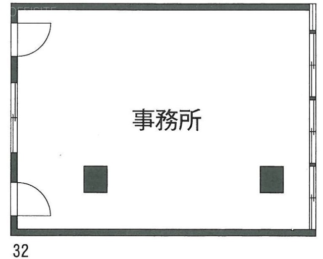 日の出ビル32 間取り図
