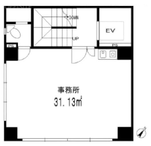 伊藤ビル3F 間取り図