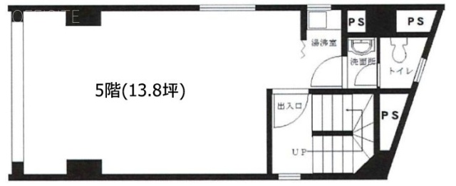 タキカワ恵比寿ビル5F 間取り図