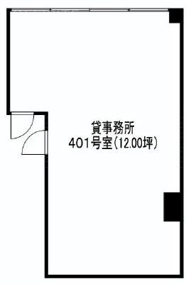 中山ビル401 間取り図