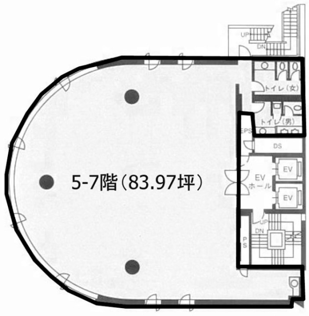 DT外苑7F 間取り図