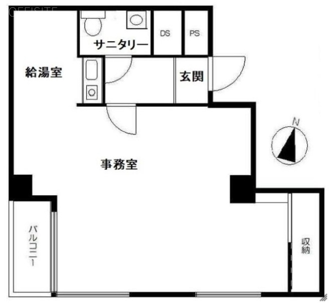 三番町パークマンション202 間取り図