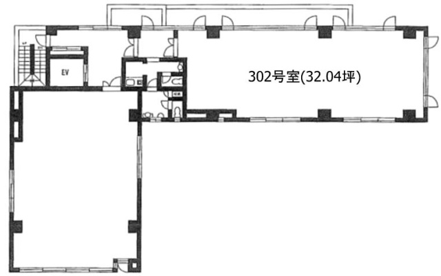 シエルブルー麹町302 間取り図