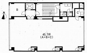 有楽橋ビル2F 間取り図