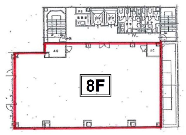 国立KTビル8F 間取り図