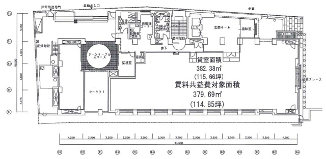 小網町安田ビル1F 間取り図