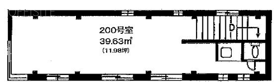 中銀第2新橋マンション200 間取り図