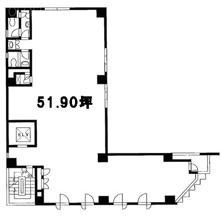 三木ビル2F 間取り図