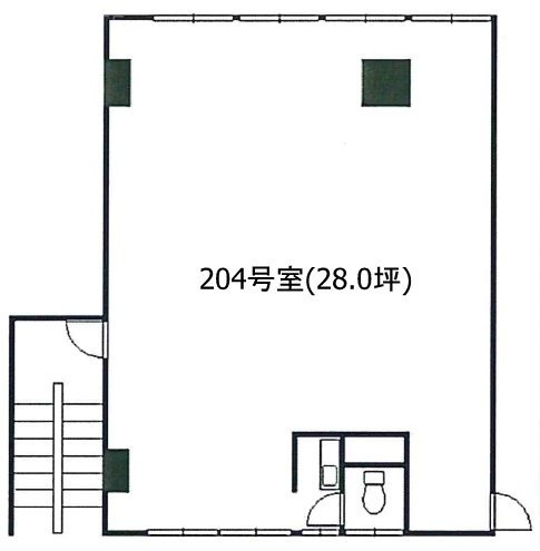 岡本ビル204 間取り図