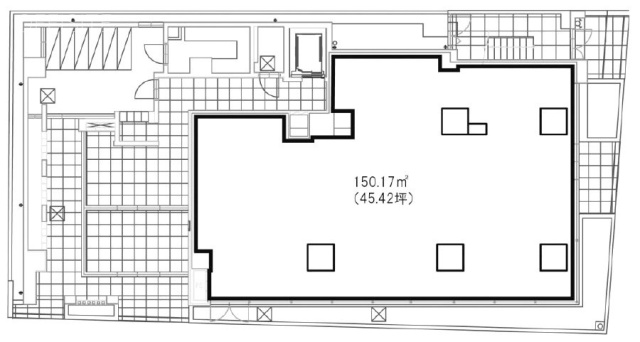 ラティオ南青山ビル1F 間取り図