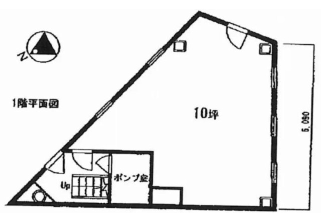 大栄堂第2ビル1F 間取り図