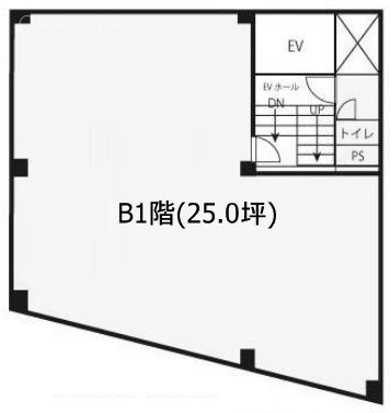 勝村ビルB1F 間取り図