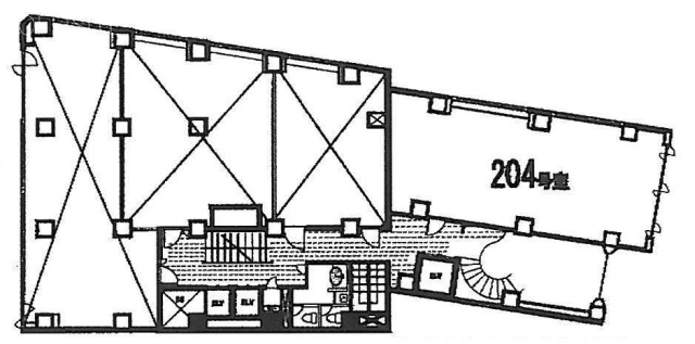 渋谷アイビスビル204 間取り図