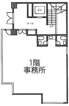 天神弥栄興産ビル1F 間取り図